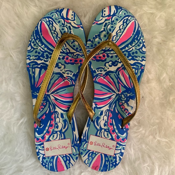 Lilly Pulitzer for Target Shoes - Lilly Pulitzer flip flops